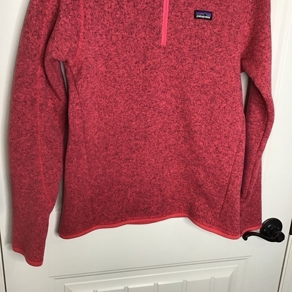 Patagonia Better Sweater 1/4 Zip Fleece Pullover in Pink Size Medium. - Picture 5 of 11